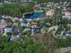Aerial view of houses and landscape at 11911 Mandevilla Ct, Tampa, FL 33626