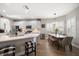 Eat in kitchen with white cabinets and breakfast nook at 11911 Mandevilla Ct, Tampa, FL 33626