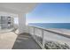 Spacious balcony showcasing panoramic ocean views at 1350 Gulf Blvd, Clearwater, FL 33767