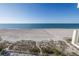 Stunning aerial view of beach and ocean at 1350 Gulf Blvd, Clearwater, FL 33767