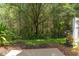 Peaceful backyard with lush landscaping and a grill at 14215 Waterville Cir, Tampa, FL 33626