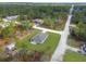 Aerial view of a house on a corner lot at 14467 Hawk Rd, Brooksville, FL 34614