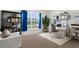 Bright and airy home office with built-in shelving and window at 14467 Hawk Rd, Brooksville, FL 34614