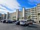 Building exterior showcasing a multi-story building with parking at 18650 Gulf Blvd # 413, Indian Shores, FL 33785