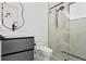 Modern bathroom with a large walk-in shower at 1905 W Erna Dr, Tampa, FL 33603