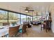 Spacious screened patio overlooking a pond, perfect for relaxing at 25237 Lexington Oaks Blvd, Wesley Chapel, FL 33544