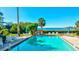 Relaxing community pool area overlooking the bay at 300 S Florida Ave # 400D, Tarpon Springs, FL 34689