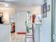 Bright entryway with stained-glass door and tiled floor at 300 S Florida Ave # 400D, Tarpon Springs, FL 34689