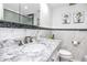 Clean bathroom with marble countertop and vanity at 5728 14Th N Ave # 305B, St Petersburg, FL 33710