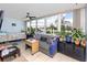 Spacious living room with comfortable seating and large windows at 5728 14Th N Ave # 305B, St Petersburg, FL 33710