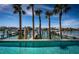 Stunning water views from the pool area at 732 Pinellas Bayway S, Tierra Verde, FL 33715