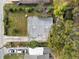 House with a large backyard and driveway, seen from above at 7918 Croton Ave, Tampa, FL 33619