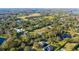 Aerial view of neighborhood with lake at 9244 Rhea Dr, Odessa, FL 33556