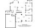 Two-story home floor plan with kitchen, living room, and bedrooms at 9244 Rhea Dr, Odessa, FL 33556