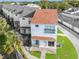 Rear view of townhome with private patio at 9406 Citrus Glen Pl, Tampa, FL 33618