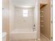 Clean bathroom with shower/tub combo at 9406 Citrus Glen Pl, Tampa, FL 33618