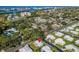 Aerial view showing home's location near the water at 14198 89Th Ave, Seminole, FL 33776