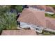 An aerial close-up view of a condo building at 1849 Bough Ave # D, Clearwater, FL 33760