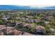 Aerial view of a community of villas near the water at 1849 Bough Ave # D, Clearwater, FL 33760