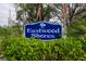 Eastwood Shores community entrance sign at 1849 Bough Ave # D, Clearwater, FL 33760