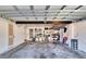 Attached garage with shelving and storage at 1849 Bough Ave # D, Clearwater, FL 33760