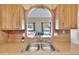Kitchen sink and pass-through to living room at 1849 Bough Ave # D, Clearwater, FL 33760