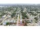 Aerial view showing home's location in residential neighborhood at 1907 27Th W St, Bradenton, FL 34205