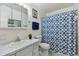 Clean and bright bathroom with shower and updated fixtures at 2460 Franciscan Dr # 50, Clearwater, FL 33763