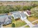 Aerial view of a house with a pool and a large backyard at 4113 Barret Ave, Plant City, FL 33566