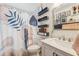 Clean bathroom with updated vanity and shower at 4113 Barret Ave, Plant City, FL 33566
