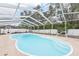 Inviting screened-in pool with a patio at 4113 Barret Ave, Plant City, FL 33566