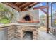 Beautiful outdoor pizza oven perfect for entertaining at 4825 Scott Rd, Lutz, FL 33558