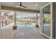 Relaxing pool and patio area with covered seating at 4825 Scott Rd, Lutz, FL 33558
