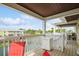 Spacious balcony overlooking the water and community at 5005 Coquina Key Se Dr # E, St Petersburg, FL 33705