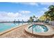 Relaxing pool and spa area, perfect for recreation at 5005 Coquina Key Se Dr # E, St Petersburg, FL 33705