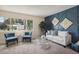 Living room boasts a cozy atmosphere with a neutral color palette at 7698 Cardiff Ct, St Petersburg, FL 33709