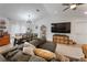 Bright dining room featuring a rustic wooden table and chandelier at 902 W Alsobrook St, Plant City, FL 33563