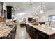 Open concept kitchen with island and high ceilings at 902 W Alsobrook St, Plant City, FL 33563