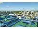 Expansive area with multiple pickleball courts at 9409 Barnacle Ln, Parrish, FL 34219