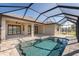 Inviting swimming pool with a screened enclosure at 112 Sidney Ct, Rotonda West, FL 33947