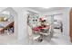 Elegant dining room with a modern table and chairs at 14450 Lancer Rd, Spring Hill, FL 34610