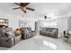 Relaxing living room with comfortable seating at 14450 Lancer Rd, Spring Hill, FL 34610
