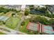 Aerial view of tennis courts and driving range at 1526 Leland Dr # 1525, Sun City Center, FL 33573