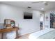 Spacious bedroom with mid-century modern vanity and large closet at 153 Sunward Ave, Palm Harbor, FL 34684