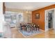 Cozy dining area with a rustic wood table and matching chairs at 153 Sunward Ave, Palm Harbor, FL 34684