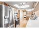 Modern kitchen with stainless steel appliances and white countertop at 153 Sunward Ave, Palm Harbor, FL 34684