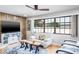 Relaxing living room with comfy sofas and a large window at 153 Sunward Ave, Palm Harbor, FL 34684