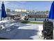 Community dock with waterfront seating and picnic tables at 169 Medallion Blvd # E, Madeira Beach, FL 33708