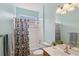 Bathroom with shower/tub and vanity at 16927 Melissa Ann Dr, Lutz, FL 33558