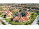 An aerial view showcasing the condo's location within a community at 21012 Picasso Ct # J205, Land O Lakes, FL 34637